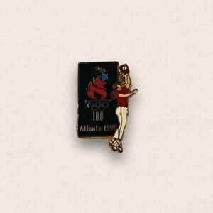 Atlanta 1996 Olympics Enamel Pin – Women’s Softball Player Centennial Games